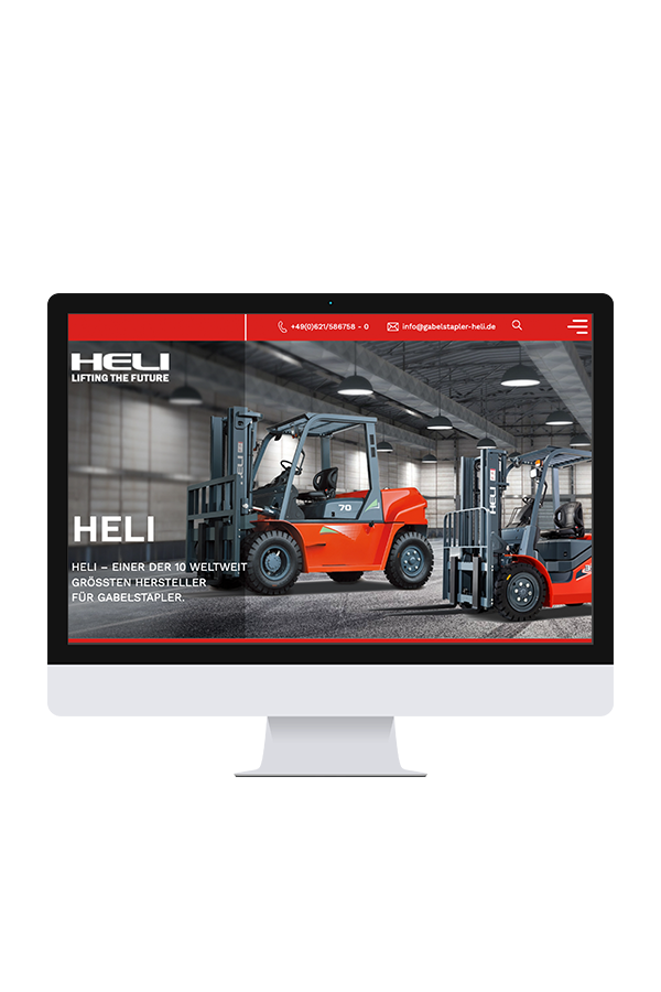 HELI Gabelstapler – Projekteinblick der Digitalagentur hype.media