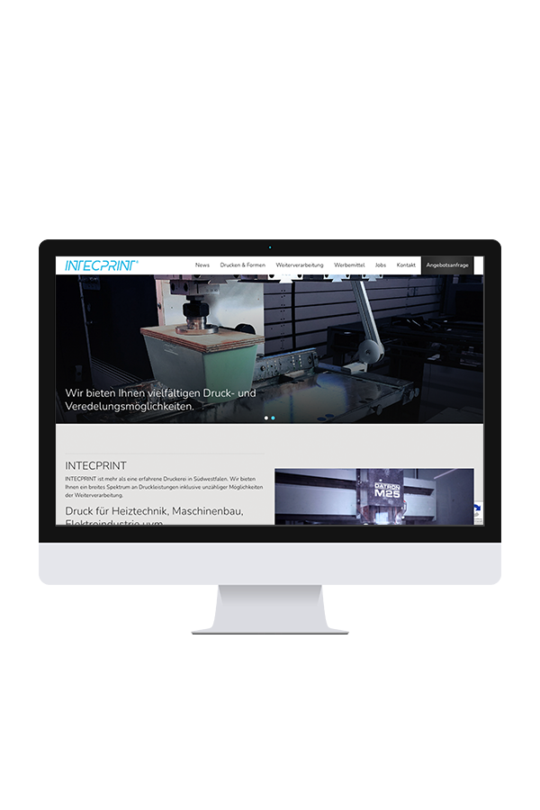 INTECPRINT &ndash; Projekteinblick der Digitalagentur hype.media