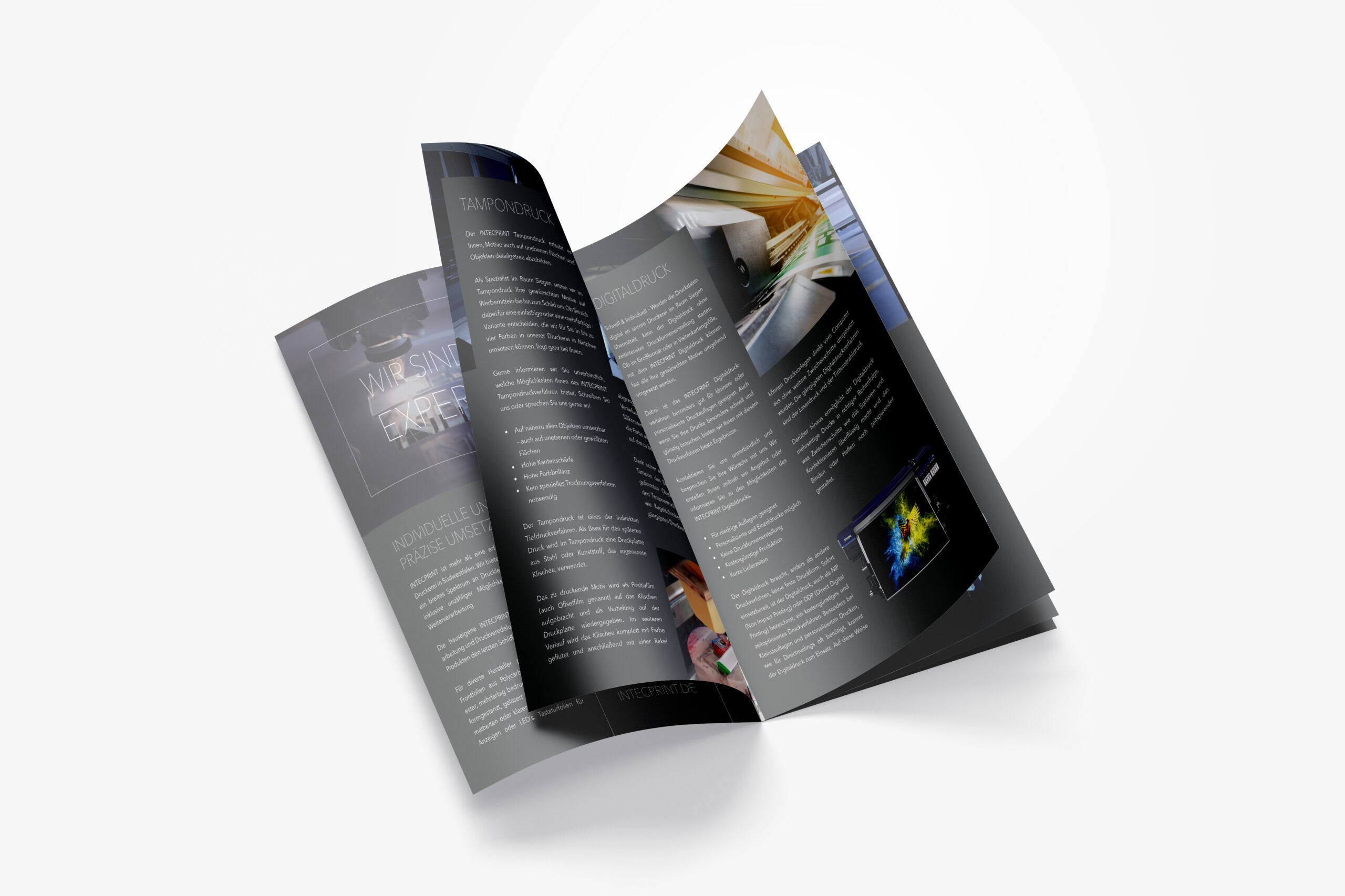 INTECPRINT &ndash; Projekteinblick der Digitalagentur hype.media &ndash; Ansicht 2