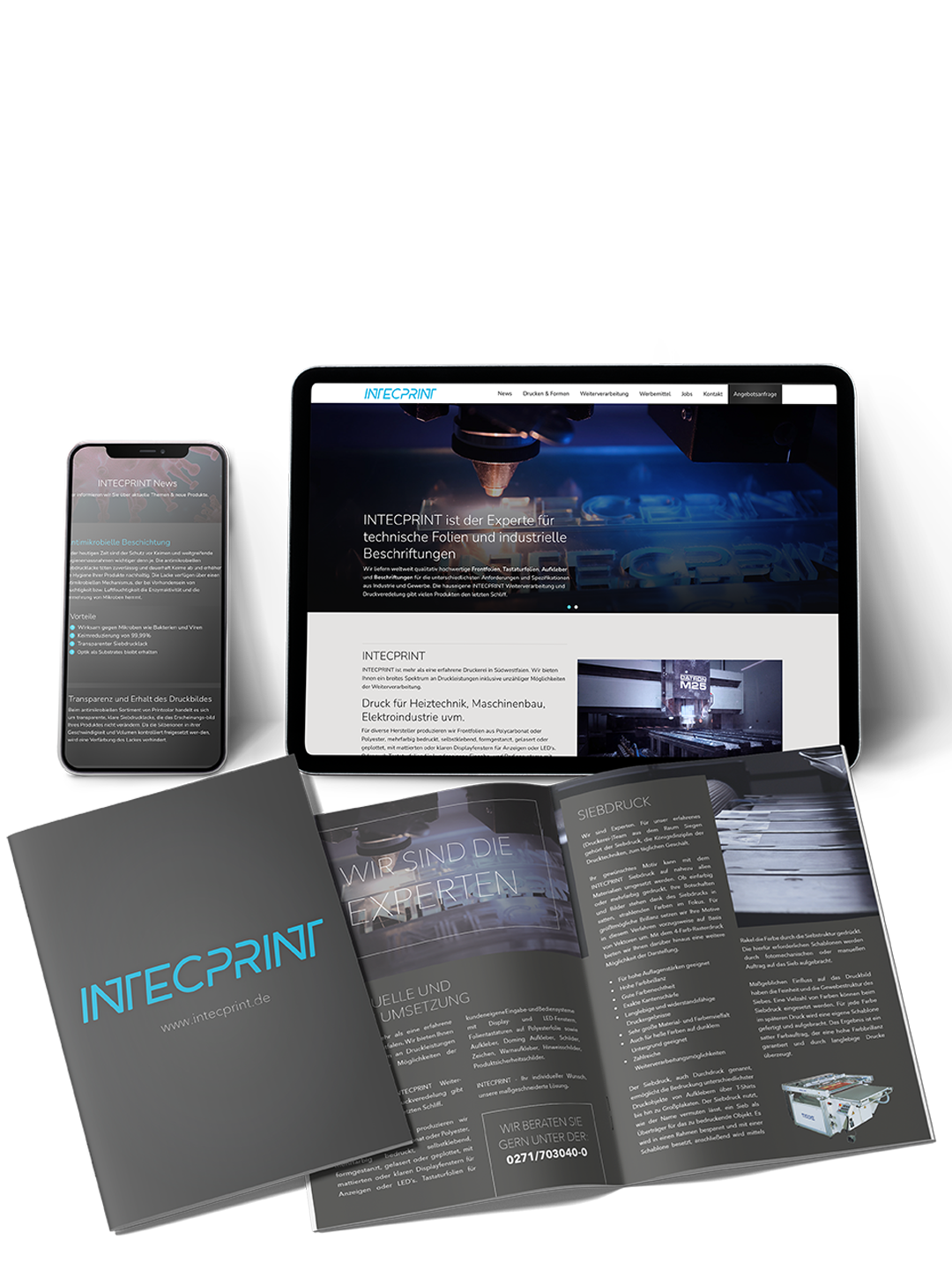 INTECPRINT &ndash; Markenauftritt von der Werbeagentur hype.media in Siegen