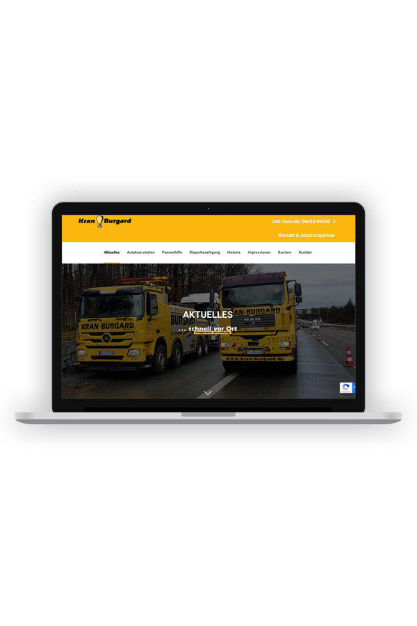 Kran Burgard – Projekteinblick der Digitalagentur hype.media