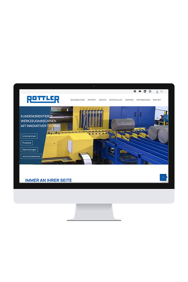 Rottler – Gestaltungsdetail – Projekt der Werbeagentur Butzbach (hype.media)